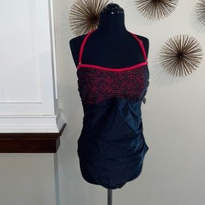 Emerald Bay Bathing suit black and red